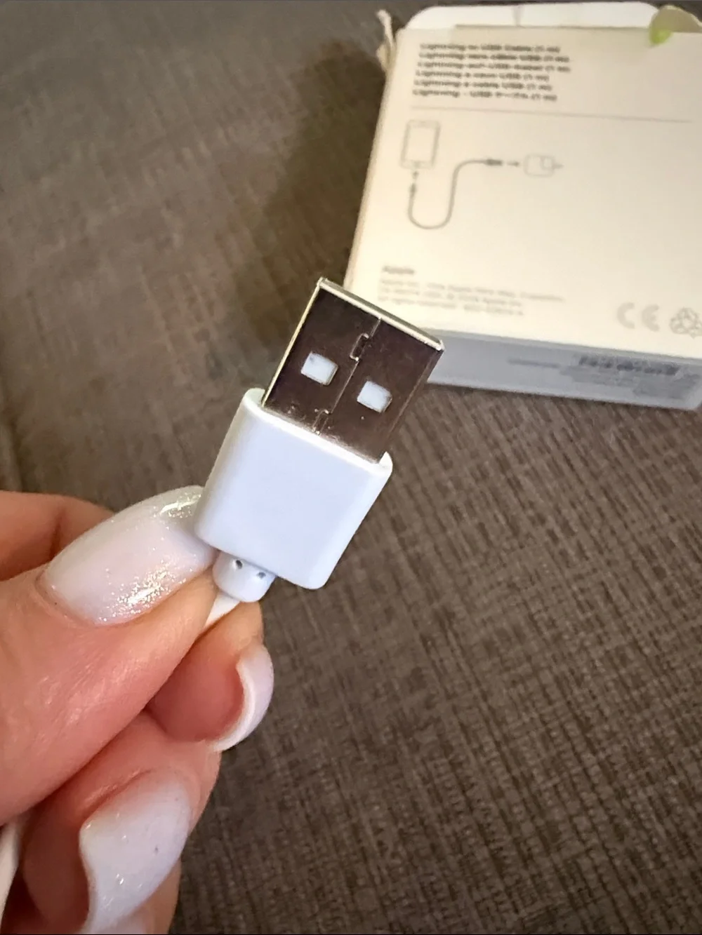 Apple White Lightning to USB Cable (1m)